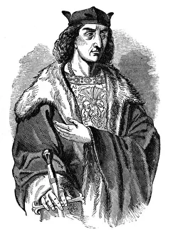Henry Tudor Prints: Henry VII, late 15th century, (1910)