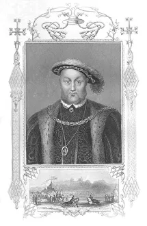 Henry VIII, 1859. Artist: WJ Edwards Henry VIII, 1859. Artist: WJ Edwards