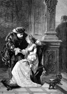 Hair Decoration Prints: Henry VIII. and Anne Boleyn by G