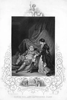 Catherine Parr Collection: Henry VIII and Catherine Parr, (19th century). Artist: J Rogers