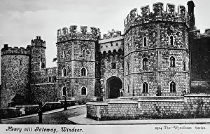 Named Prints: Henry VIII gateway, Windsor. Creator: Unknown
