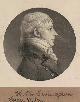 Federalist Prints: Henry Walter Livingston, 1804. Creator: Charles Balthazar Julien Fé