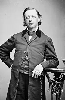 Reformer Collection: Henry Ward Beecher, between 1855 and 1865. Creator: Unknown