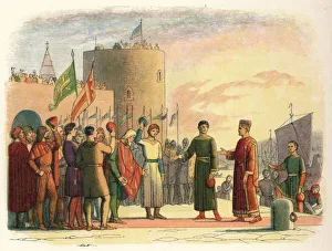 Doyle Prints: Henry at Waterford, 1171 (1864). Artist: James William Edmund Doyle