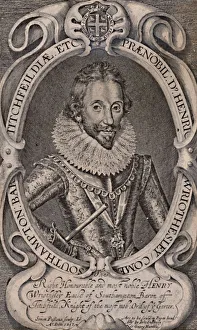 Henry Wriothesley, Earl of Southampton, patron of William Shakespeare, c1617 (1894). Artist: Simon de Passe