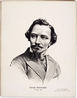 Siemiradzki Prints: Henryk Siemiradzki (1843-1902), 1917. Artist: Barwicki, Wladyslaw (1865-1933)