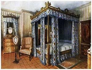 Edwin Foley Gallery: A Hepplewhite bedroom, 1911-1912.Artist: Edwin Foley