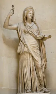 Hera Campana. Roman copy of an hellenistic original, 2th century BC. Artist: Art of Ancient Rome, Classical sculpture Hera Campana. Roman copy of an hellenistic original, 2th century BC. Artist: Art of Ancient Rome, Classical sculpture
