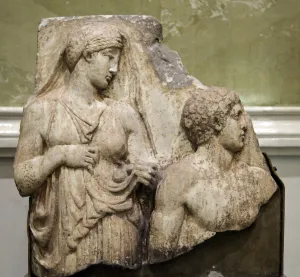 Labours Of Heracles Prints: Heracles in the Garden of the Hesperides, fragment of a relief, early 2nd century