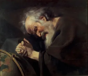 Heraclitus, 1630. Artist: Moreelse, Johan (Johannes Pauwelsz. ) (c. 1603?1634)