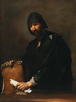 Ribera Prints: Heraclitus, 1634. Creator: Ribera, Jose, de (1591-1652)