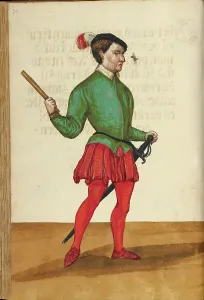 Tournament Prints: A Herald, about 1560-1570. Creator: Unknown