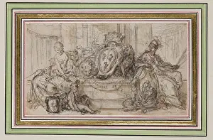 Designs Prints: Heraldic Design for Pococke's 'A Description of the East, ' London, 1743