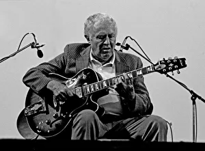 Herb Ellis, Capital Jazz, Knebworth, July 1982. Artist: Brian O Connor