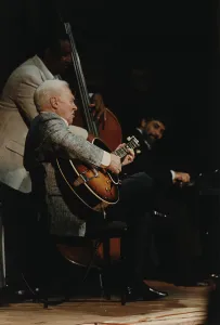 Mixed Race Group Prints: Herb Ellis and Ray Brown, c1990. Creator: Brian Foskett