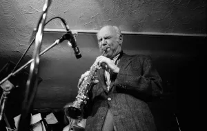 Herb Geller, Bass Clef, London, April 1990. Artist: Brian O Connor