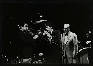 Herb Gallery: The Herb Miller Orchestra in concert at the Forum Theatre, Hatfield, Hertfordshire, 1985