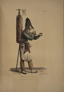 Merchants Prints: Herbal tea seller. From the Series Cris de Paris (The Cries of Paris)