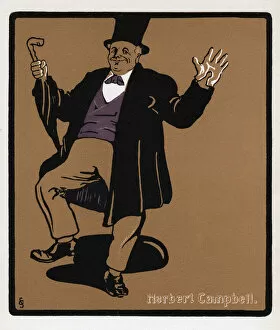 Herbert Collection: Herbert Campbell (1844-1904), Drury Lane comedian, 19th century