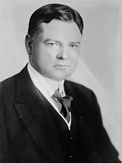 Hoover Herbert Prints: Herbert Hoover, 1917. Creator: Bain News Service