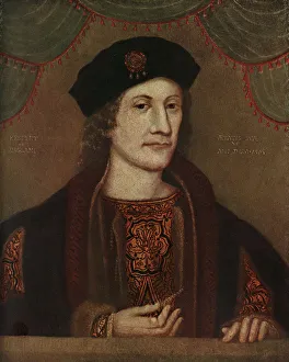 Henry Tudor Prints: Herbert of Raglan, (Charles of Somerset, Baron), aged 30, A. D 1505, 20th Century
