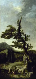 Robert Hubert Prints: Hercule Farnèse, c.1790. Creator: Hubert Robert