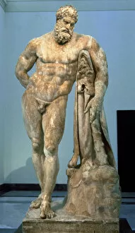 Images Dated 18th June 2013: Hercule Farnese, Roman copy of a Greek work by Lysippus