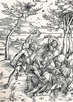 Conquering Gallery: Hercules, 1497 (1906). Artist: Albrecht Durer