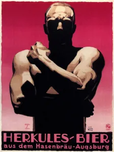 Brewery Prints: Hercules Beer, 1925. Artist: Hohlwein, Ludwig (1874-1949)