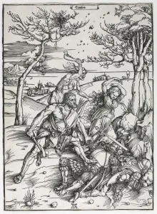 Late 15th Century Prints: Hercules, c. 1496-1497. Creator: Albrecht Dürer (German, 1471-1528)