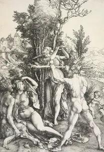 Crossroads Prints: Hercules, c.1498. Creator: Albrecht Durer