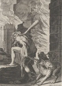 Burning Prints: Hercules and Cerberus, 1586-1629. Creator: Aegidius Sadeler II