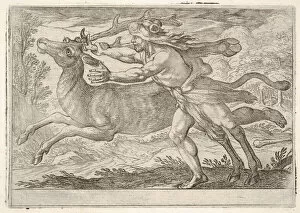 Adventure Collection: Hercules and the Hind of Mount Cerynea: Hercules strides alongside the hind