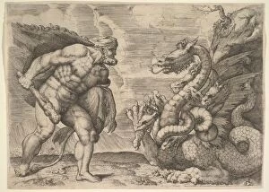 Confronting Gallery: Hercules and the Hydra of Lerna. Creator: Marco Angolo del Moro