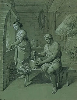 Love Collection: Hercules and Omphale, 1805. Creator: Johann Peter Krafft
