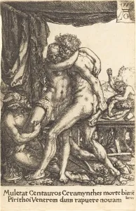 Intervention Prints: Hercules Preventing the Centaurs from the Rape of Hippodamia, 1550