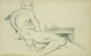 P Cezanne Prints: Hercules Resting, 1897. Creator: Paul Cezanne
