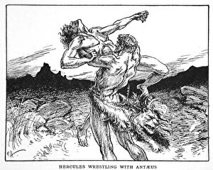Antaeus Collection: Hercules Wrestling with Antaeus, 1925
