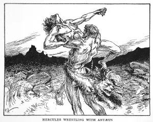 Antaeus Collection: Hercules Wrestling with Antaeus, 1925
