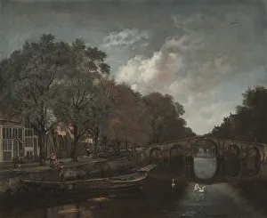 Jan Wijnants Prints: Herengracht, Amsterdam, c. 1661. Creator: Jan Wijnants (Dutch, 1635-1684)