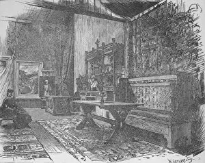 Herkomers Studio, 1890. Artist: William Hatherell