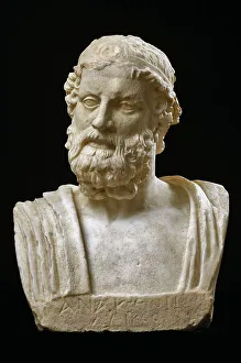 Musei Capitolini Prints: Herm of Anacreon, Age of Hadrian