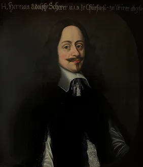 Forehead Prints: Hermann Adolf Scherger, c17th century. Creator: Anon