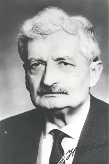Engineer Prints: Hermann Oberth, German physicist and engineer, c1960. Creator: Richard Krauss