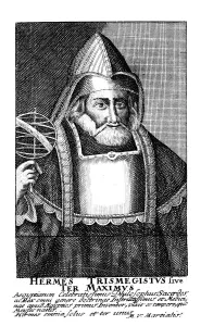Occult Prints: Hermes the Egyptian, alchemist, 17th century