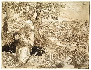 A Hermit, 1585-1586. Artist: Martin de Vos