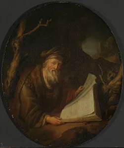Religious Scene Or Person Prints: A Hermit, 17th century. Creator: Jan Adriaensz. van Staveren
