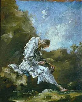 Ascetic Prints: Hermit in the Desert, First third of 18th century