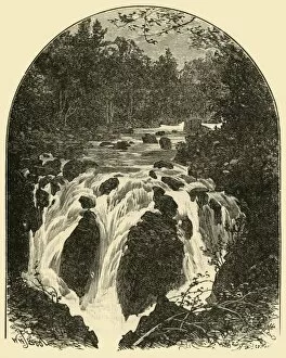Running Water Gallery: Hermitage Fall, 1898. Creator: Unknown