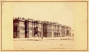 Petersburg Prints: Hermitage Museum, mid-19th century. Creator: Alfred Lorens